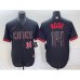 Men's Cincinnati Reds #14 Pete Rose Number Black 2023 City Connect Cool Base Stitched Jersey