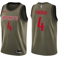 Men's Nike Houston Rockets #17 PJ Tucker Black NBA Swingman Statement Edition Jersey