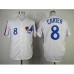 Mitchell And Ness 1982 Expos #8 Gary Carter White Throwback Stitched Baseball Jersey