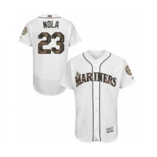 Men's Seattle Mariners #23 Austin Nola Authentic White 2016 Memorial Day Fashion Flex Base Baseball Player Stitched Jersey