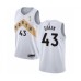 Men's Toronto Raptors #43 Pascal Siakam Swingman White 2019 Basketball Finals Champions Jersey - City Edition