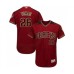 Men's Arizona Diamondbacks #26 Yasmany Tomas Red Alternate Authentic Collection Flex Base Baseball Jersey