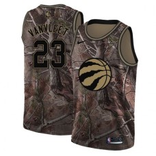 Men's Nike Toronto Raptors #23 Fred VanVleet Swingman Camo Realtree Collection NBA Jersey