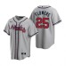 Men's Nike Atlanta Braves #25 Tyler Flowers Gray Road Stitched Baseball Jersey