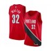 Men's Portland Trail Blazers #32 Bill Walton Authentic Red Finished Basketball Stitched Jersey - Statement Edition