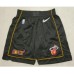 Men's Miami Heat Black Diamond 2022 City Edition Swingman Stitched Shorts