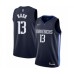 Men's Dallas Mavericks #13 Steve Nash Authentic Navy Finished Basketball Stitched Jersey - Statement Edition