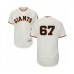 Men's San Francisco Giants #67 Sam Selman Cream Home Flex Base Authentic Collection Baseball Player Stitched Jersey