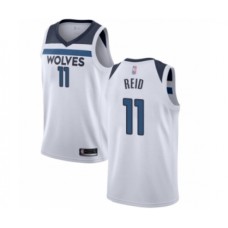 Men's Minnesota Timberwolves #11 Naz Reid Authentic White Basketball Stitched Jersey - Association Edition