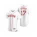 Men's Boston Red Sox #17 Nathan Eovaldi Nike White Authentic 2020 Alternate Stitched Jersey