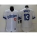 Men's Nike Los Angeles Dodgers #13 Max Muncy White Elite City Player Stitched Jersey