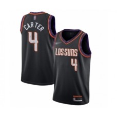 Men's Phoenix Suns #4 Jevon Carter Swingman Black Basketball Stitched Jersey - 2019 20 City Edition