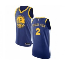 Men's Golden State Warriors #2 Willie Cauley-Stein Authentic Royal Blue Basketball Stitched Jersey - Icon Edition