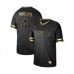 Men's Los Angeles Angels of Anaheim #4 Brandon Phillips Authentic Black Gold Fashion Baseball Stitched Jersey