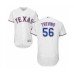 Men's Texas Rangers #56 Jose Trevino White Home Flex Base Authentic Collection Baseball Player Stitched Jersey