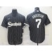 Men's Nike Chicago White Sox #7 Tim Anderson Black Alternate Flex Base Stitched Jersey