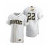 Men's Arizona Diamondbacks #22 Jake Lamb Nike White Authentic Golden Edition Stitched Jersey