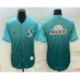 Men's Seattle Mariners Big Logo Nike Green Fade Stitched Jersey