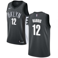 Men's Nike Brooklyn Nets #12 Joe Harris Swingman Gray NBA Jersey Statement Edition