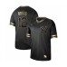 Men's New York Yankees #12 Wade Boggs Authentic Black Gold Fashion Baseball Stitched Jersey