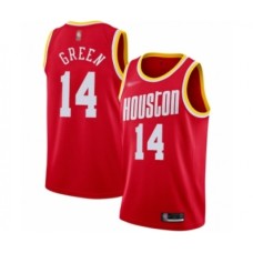 Men's Houston Rockets #14 Gerald Green Swingman Red Hardwood Classics Finished Basketball Stitched Jersey