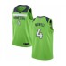 Men's Minnesota Timberwolves #4 Jaylen Nowell Authentic Green Basketball Stitched Jersey Statement Edition