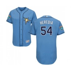 Men's Tampa Bay Rays #54 Guillermo Heredia Columbia Alternate Flex Base Authentic Collection Baseball Jersey