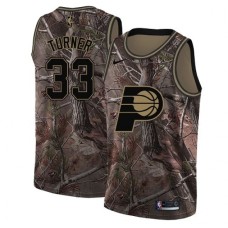 Men's Nike Indiana Pacers #33 Myles Turner Swingman Camo Realtree Collection NBA Jersey