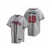 Men's Atlanta Braves #19 Shane Greene Nike Gray 2020 Replica Road Stitched Jersey