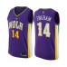 Men's New Orleans Pelicans #14 Brandon Ingram Authentic Purple Basketball Jersey - City Edition