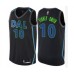 Men's Dallas Mavericks #10 Dorian Finney-Smith Authentic Black Basketball Stitched Jersey - City Edition