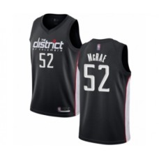 Men's Washington Wizards #52 Jordan McRae Swingman Black Basketball Stitched Jersey - City Edition