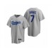 Men's Los Angeles Dodgers #7 Julio Urias Nike Gray Replica Alternate Stitched Jersey