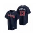 Men's Atlanta Braves #13 Ronald Acuna Jr. Nike Navy 2020 Replica Alternate Stitched Jersey