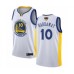 Men's Golden State Warriors #10 Tim Hardaway Swingman White 2019 Basketball Finals Bound Basketball Jersey - Association Edition