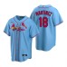 Men's Nike St. Louis Cardinals #18 Carlos Martinez Light Blue Alternate Stitched Baseball Jersey