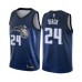 Men's Orlando Magic #24 Khem Birch Authentic Blue Basketball Stitched Jersey - City Edition