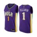 Men's New Orleans Pelicans #1 Zion Williamson Swingman Purple Basketball Jersey - City Edition