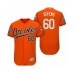 Men's Orange Baltimore Orioles #60 Mychal Givens 2018 Spring Training Flex Base Stitched Jersey