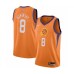 Men's Phoenix Suns #8 Frank Kaminsky Authentic Orange Finished Basketball Stitched Jersey - Statement Edition