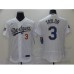 Men's Los Angeles Dodgers #3 Chris Taylor White Nike World Series Champions Authentic Stitched Jersey