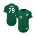 Men's Pittsburgh Pirates #79 Williams Jerez Green Celtic Flexbase Authentic Collection Baseball Player Stitched Jersey