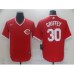 Men's Nike Cincinnati Reds #30 Ken Griffey Red Authentic Stitched Jersey