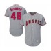 Men's Los Angeles Angels of Anaheim #48 Anthony Bemboom Grey Road Flex Base Authentic Collection Baseball Player Stitched Jersey