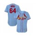 Men's St. Louis Cardinals #64 Ramon Urias Light Blue Alternate Flex Base Authentic Collection Baseball Player Stitched Jersey