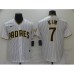 Men's Nike San Diego Padres #7 Ha-Seong Kim White Collection Baseball Player Stitched Jersey