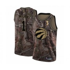 Men's Toronto Raptors #1 Patrick McCaw Swingman Camo Realtree Collection 2019 Basketball Finals Champions Jersey