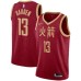 Men's Nike Houston Rockets #13 James Harden Swingman Red NBA Jersey - 2018 19 City Edition