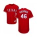 Men's Texas Rangers #46 Taylor Guerrieri Red Alternate Flex Base Authentic Collection Baseball Player Stitched Jersey