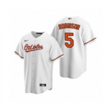 Men's Baltimore Orioles #5 Brooks Robinson Nike White 2020 Replica Home Stitched Jersey